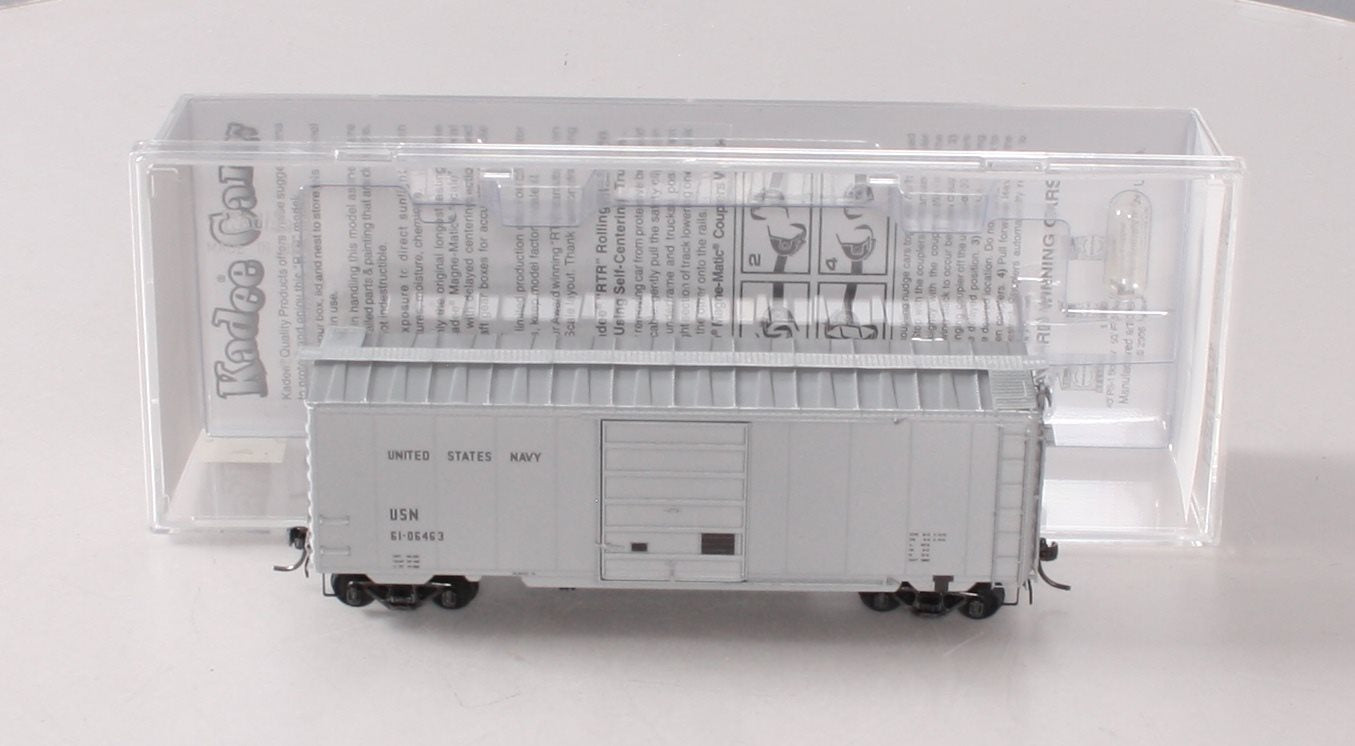 Kadee 5275 HO United States Navy 40' PS-1 Boxcar #61-06463 EX/Box