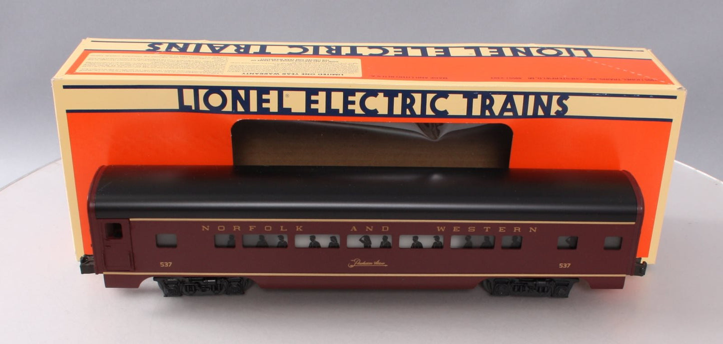 Lionel 6-19143 O Gauge N&W The Powhatan Arrow Aluminum Passenger Car #537 EX/Box