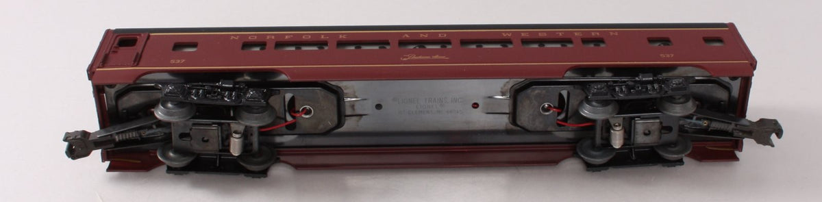 Lionel 6-19143 O Gauge N&W The Powhatan Arrow Aluminum Passenger Car #537 NIB