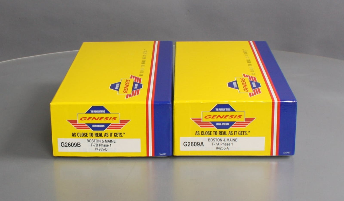 Athearn G2609 HO Scale Boston & Maine A&B Diesel Locomotive #4265 LN/Box