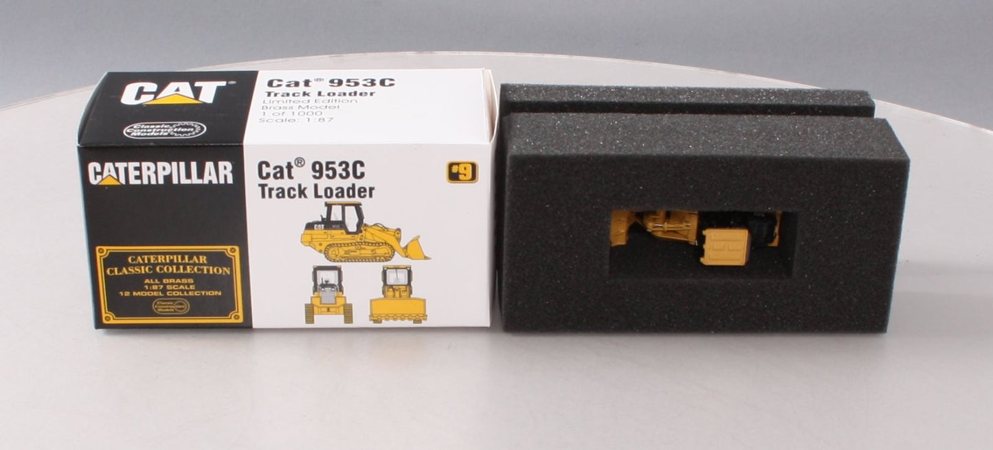 Classic Construction Models BRASS 1:87 Scale Caterpillar 953C Track Loader LN/Box