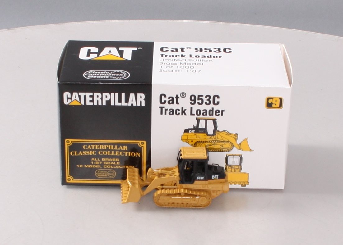 Classic Construction Models BRASS 1:87 Scale Caterpillar 953C Track Loader LN/Box