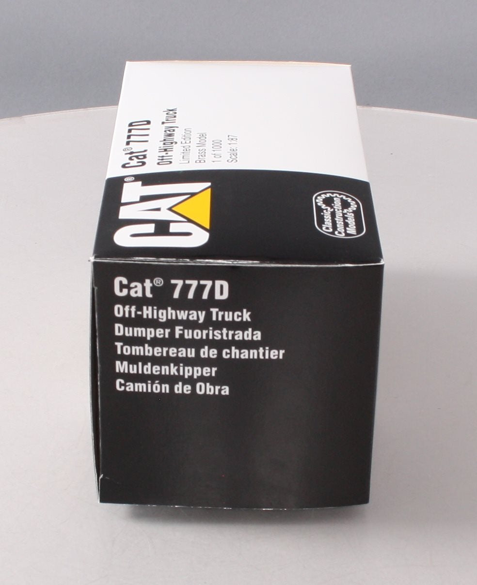 Classic Construction Models BRASS 1:87 Scale Caterpillar 777D Off-Highway Truck LN/Box