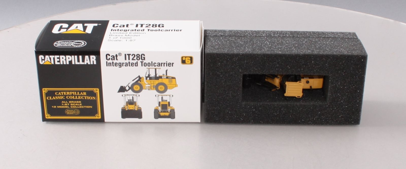 Classic Construction Models BRASS 1:87 Scale CAT IT28G Integrated Toolcarrier LN/Box