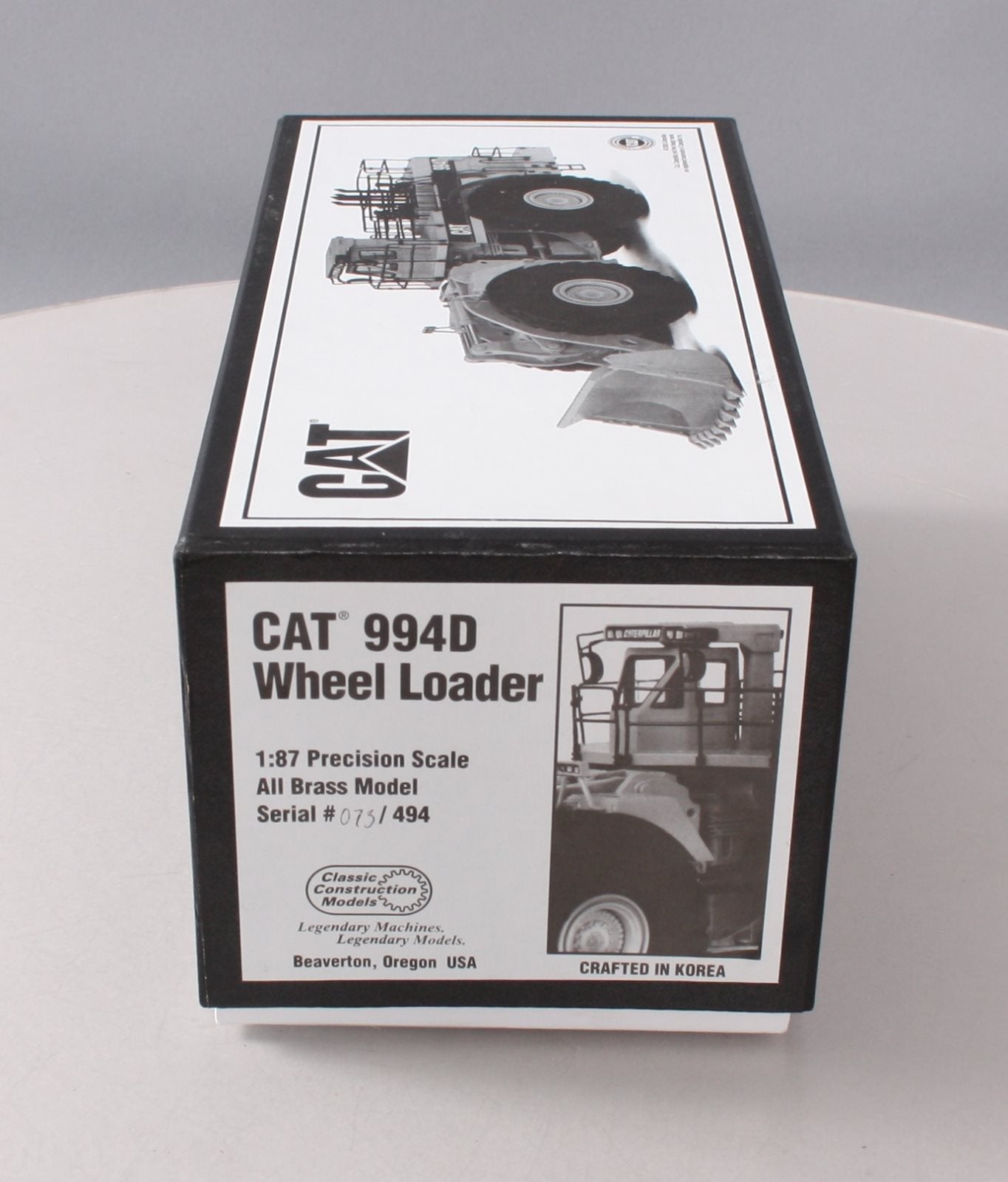 CCM 1:87 Scale BRASS CAT 994D Wheel Loader NIB