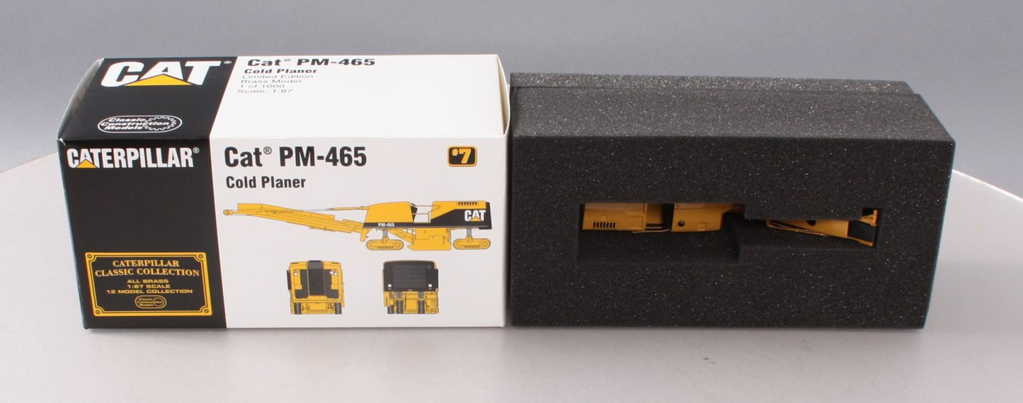 Classic Construction Models BRASS 1:87 Scale Caterpillar PM-465 Cold Planer LN/Box