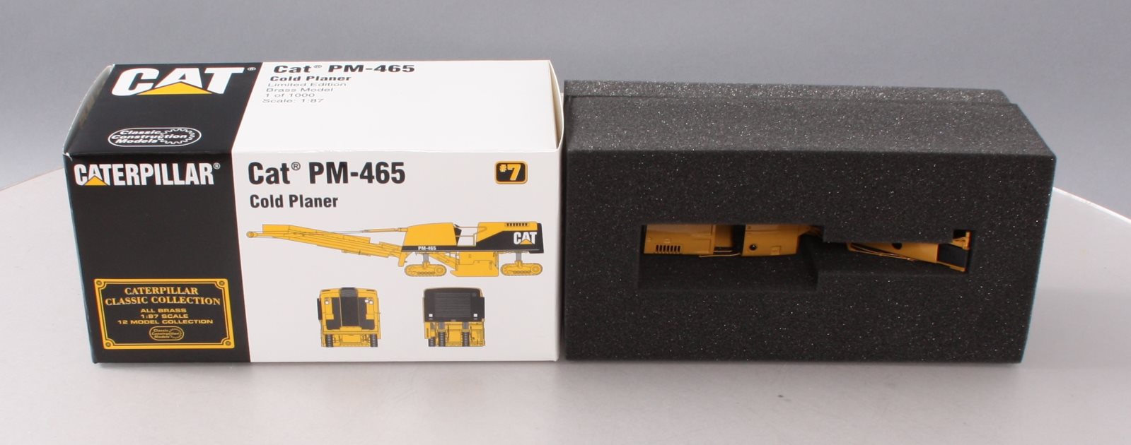 Classic Construction Models BRASS 1:87 Scale Caterpillar PM-465 Cold Planer LN/Box