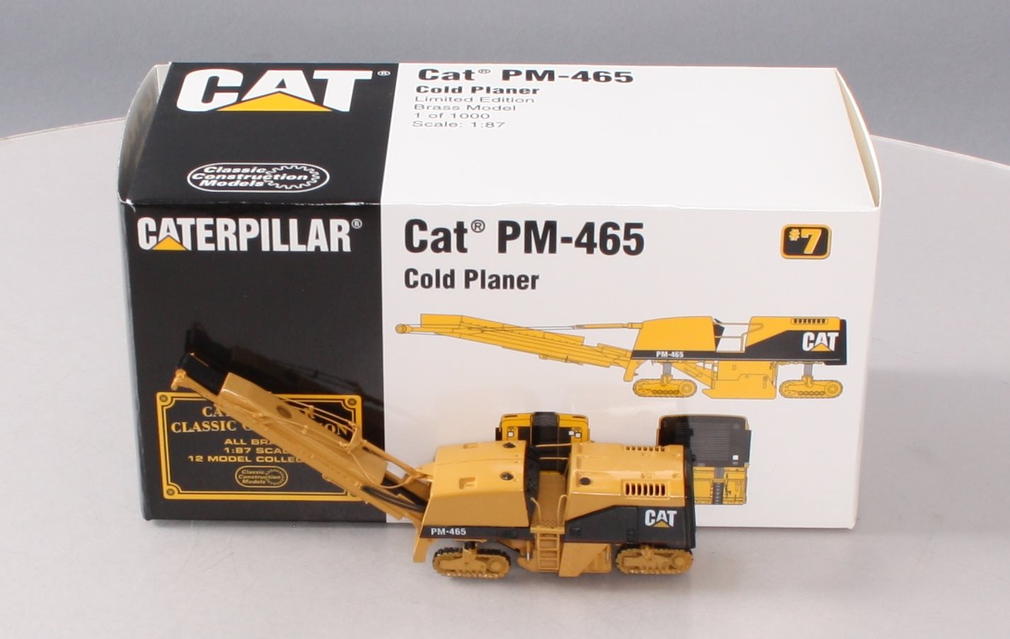 Classic Construction Models BRASS 1:87 Scale Caterpillar PM-465 Cold Planer LN/Box