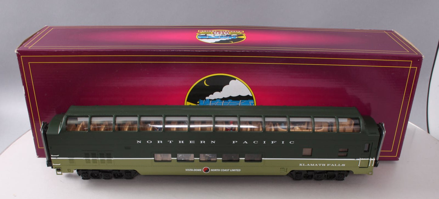 MTH 20-67238 O Gauge Northern Pacific 70' Full Vista Dome Passenger Car