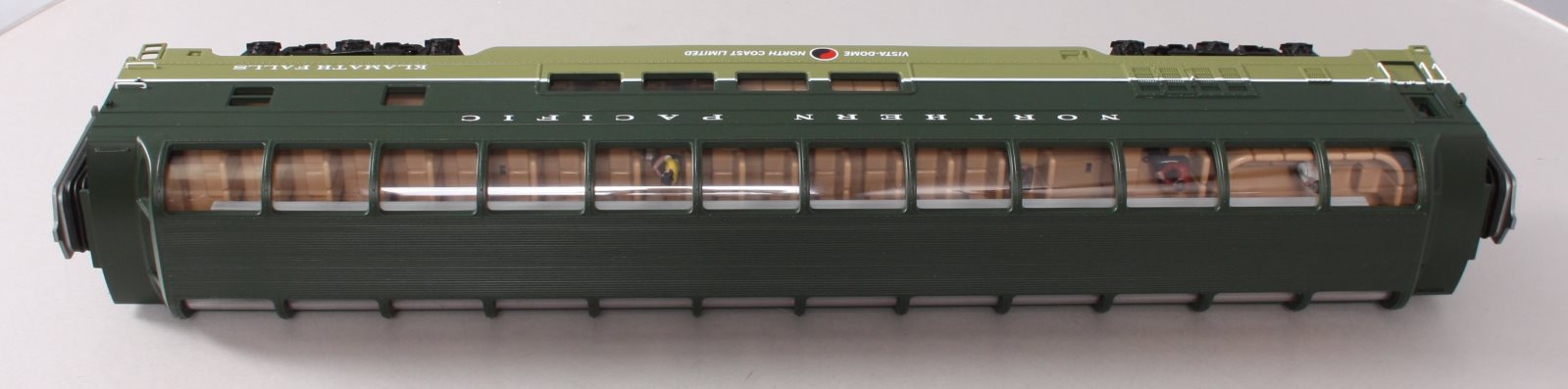 MTH 20-67238 O Gauge Northern Pacific 70' Full Vista Dome Passenger Car