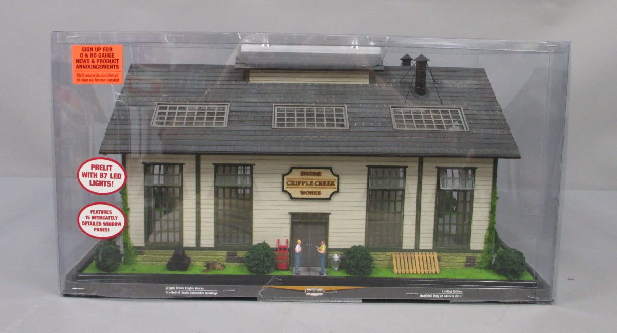 Menards 279-5926 O Scale Cripple Creek Engine Works Building NIB
