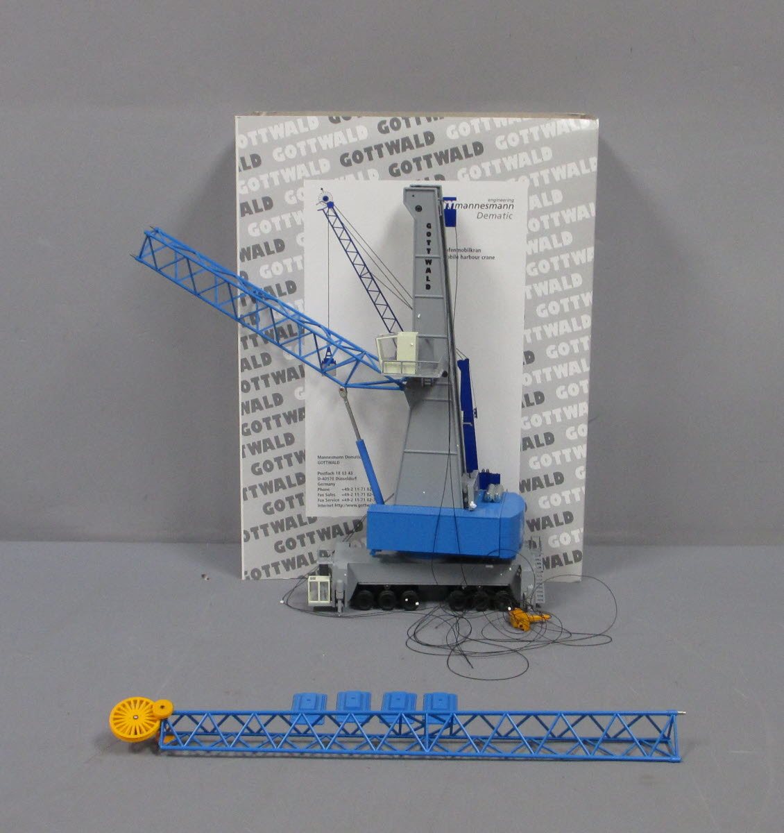 Conrad 2112 1:100 Diecast Gottwald HMK 280 Harbor crane LN/Box