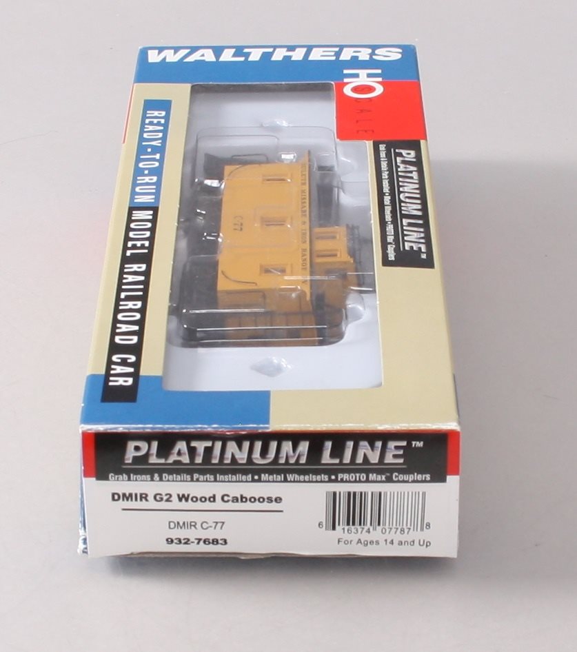 Walthers 932-7683 HO DMIR G2 Wood Caboose #C-77 LN/Box