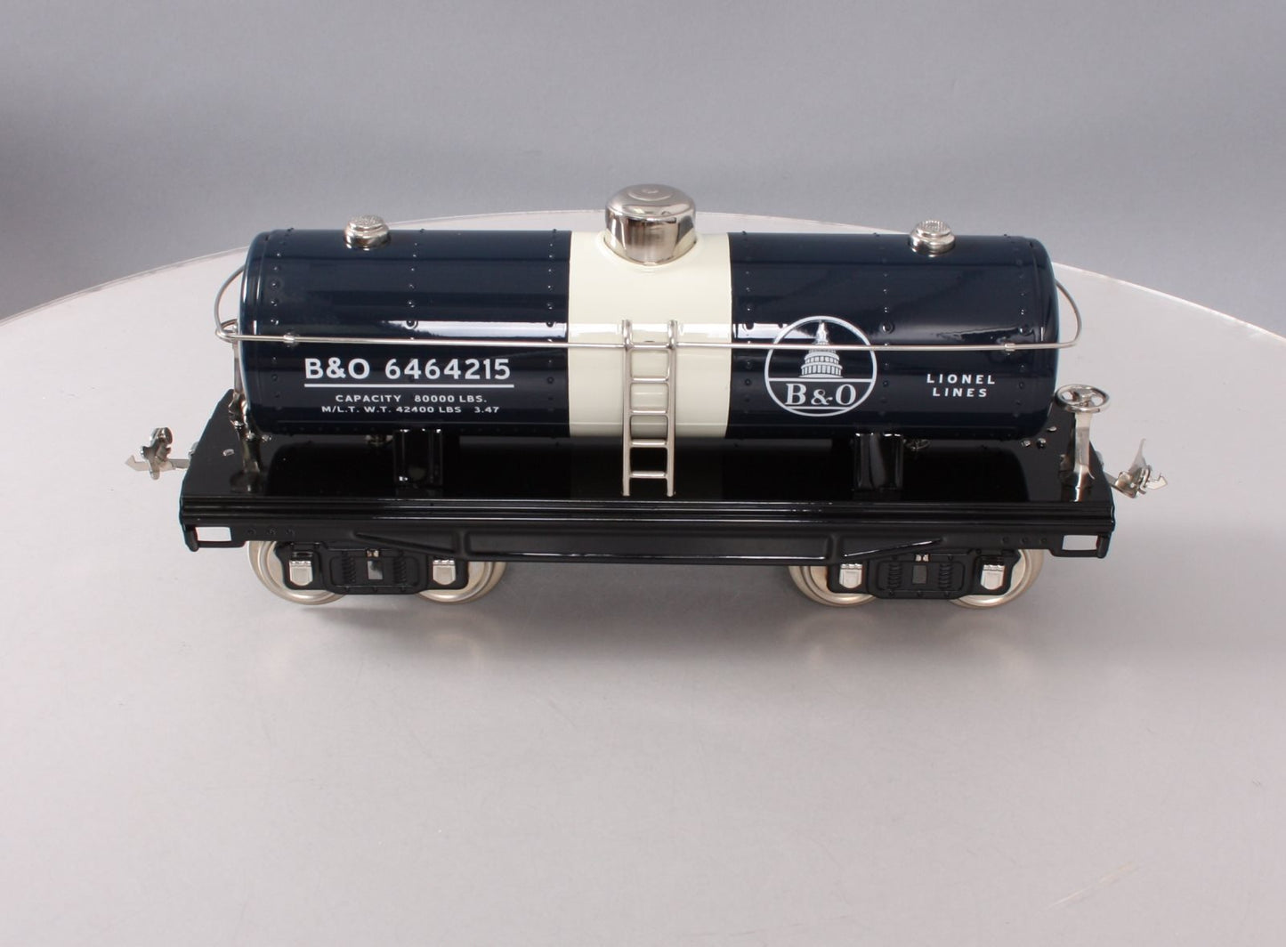 MTH 11-30177 Std. Gauge Baltimore & Ohio Tank Car #215 MT/Box