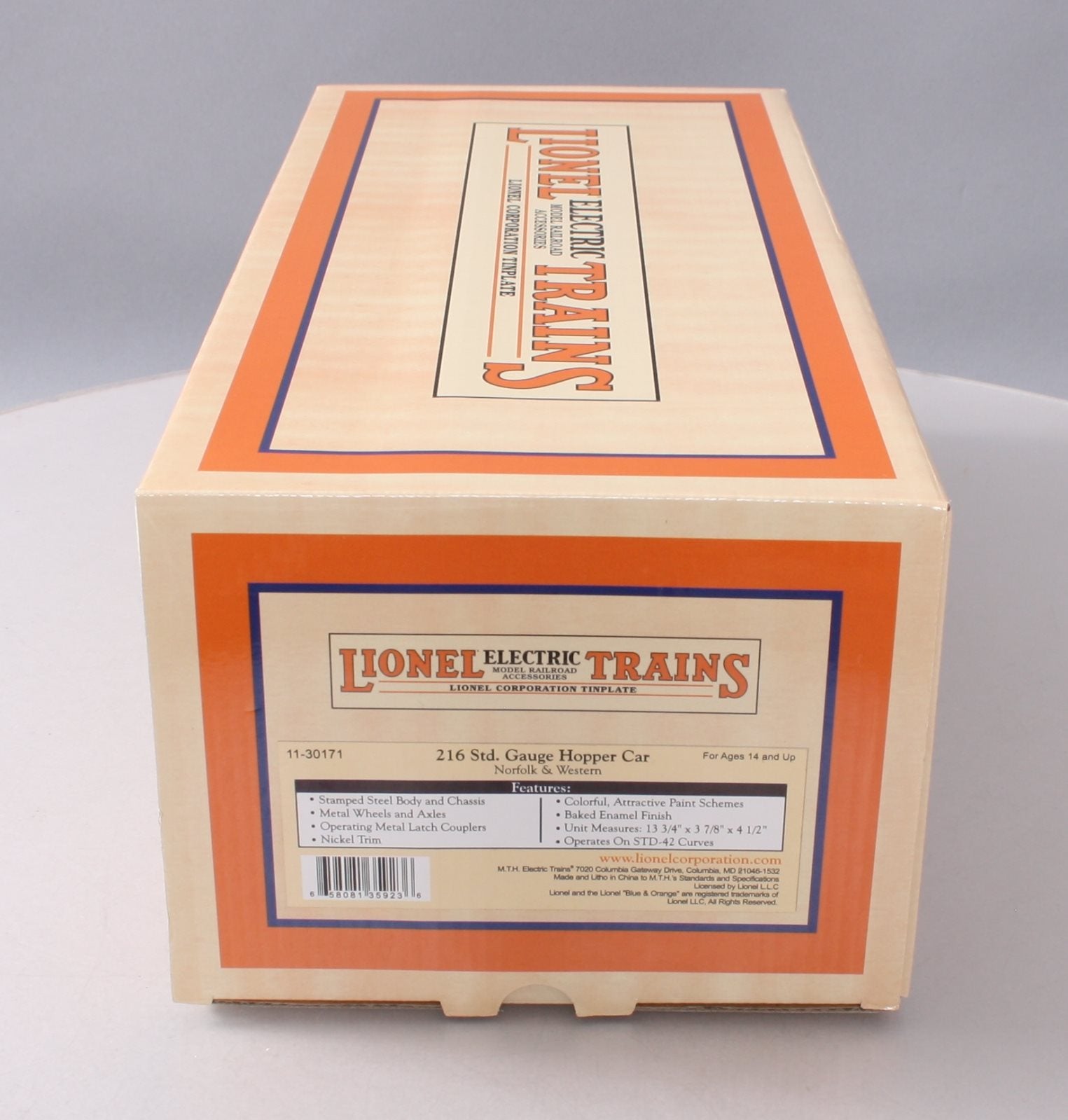 MTH 11-30171 Standard Gauge Norfolk & Western Hopper Car #216