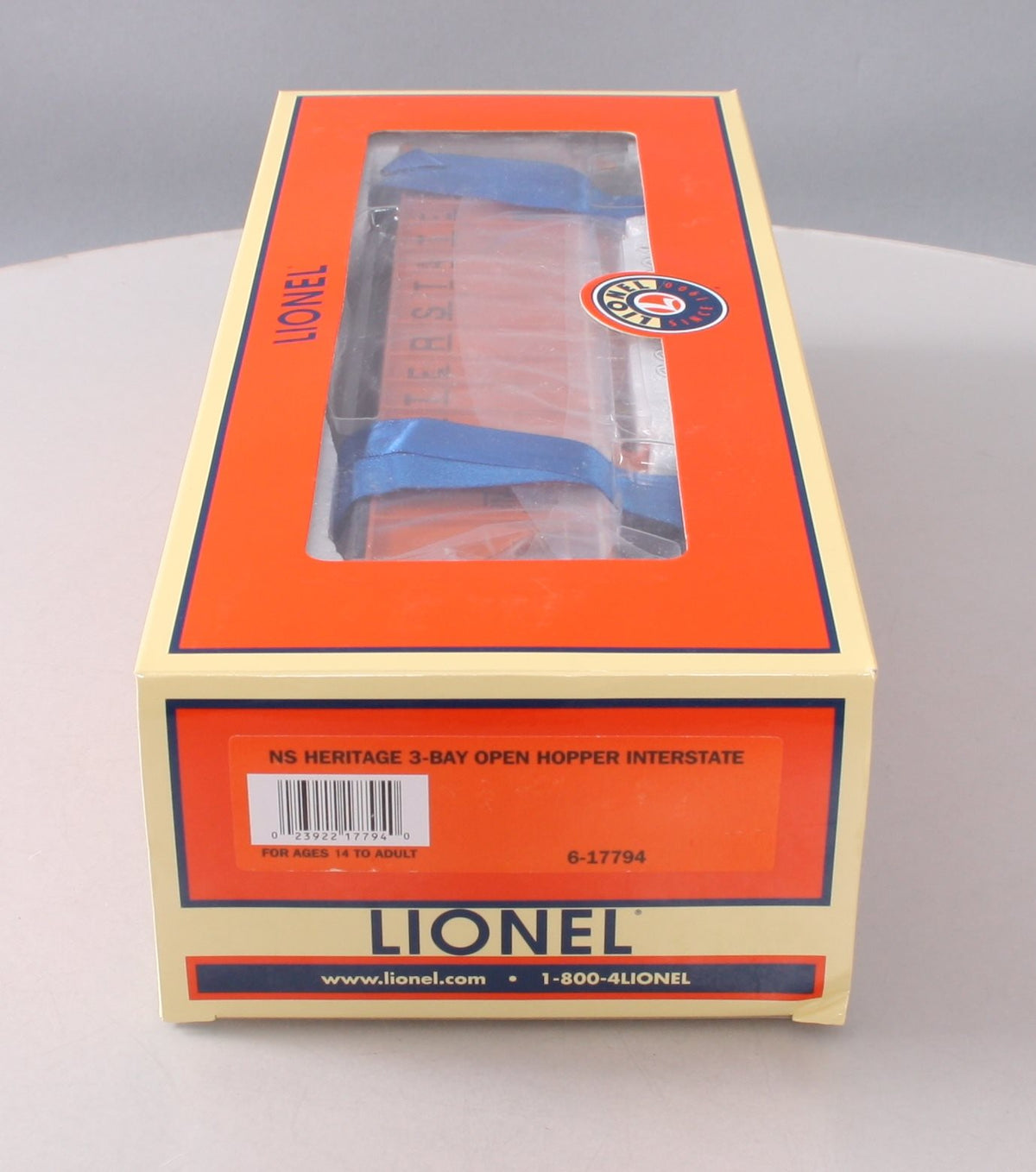 Lionel 6-17794 O Gauge NS Heritage 3-Bay Open Hopper Interstate #8945 LN/Box