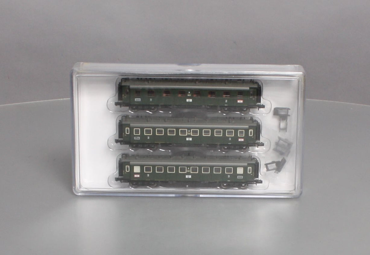 Trix 15966 N Bavarian Express Train Around 1925 Car Set. LN/Box