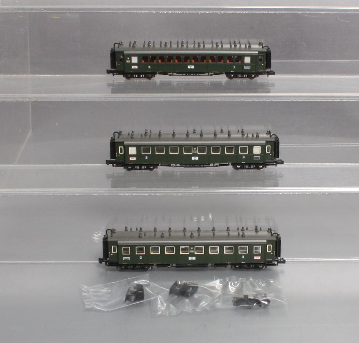 Trix 15966 N Bavarian Express Train Around 1925 Car Set. LN/Box