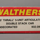 Walthers 932-3970 HO Scale Undecorated Double Stack Car Kit LN/Box
