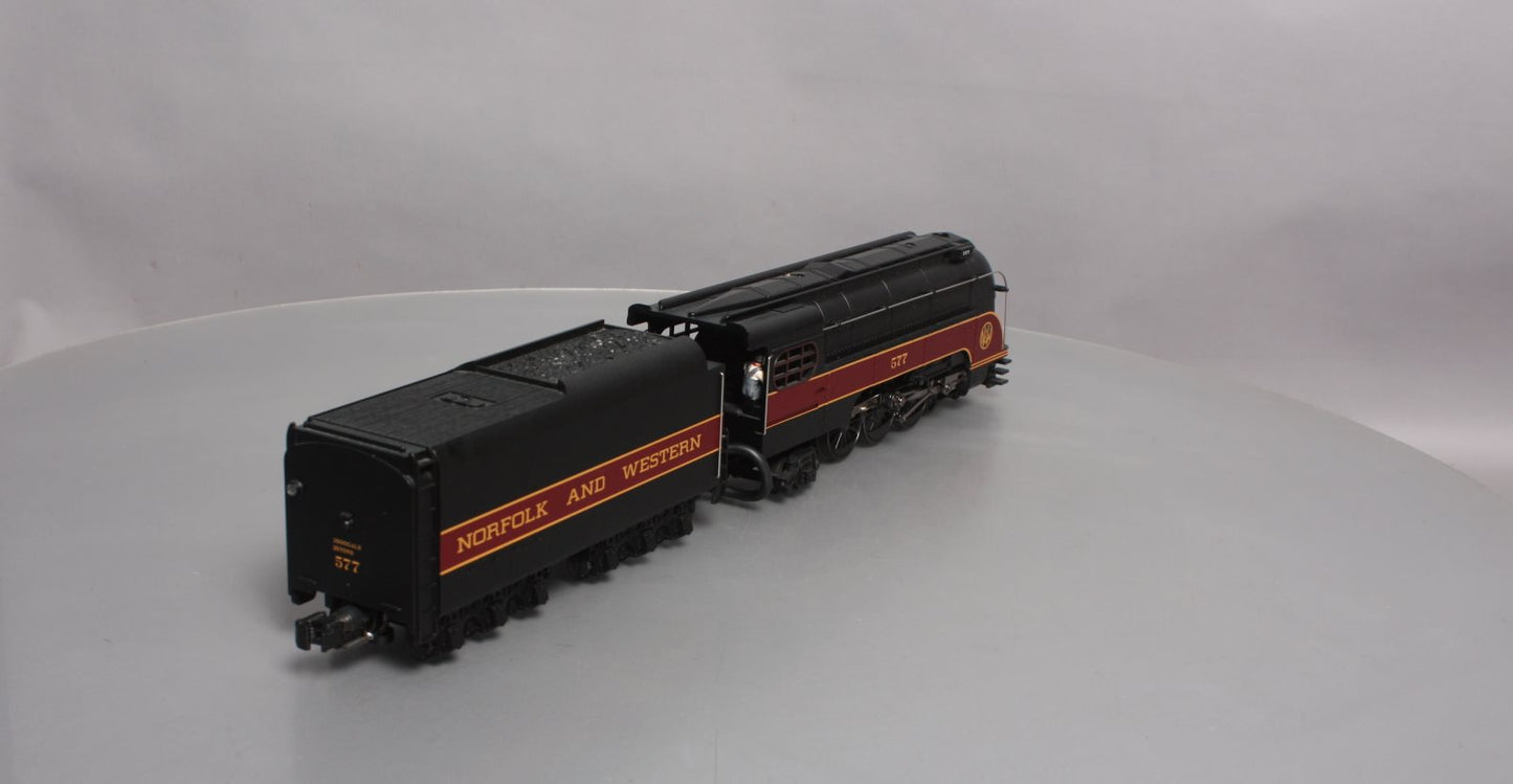 MTH 30-1440-1 N&W 4-6-2 Forty-Niner Steam Locomotive w/PS2 #577 LN/Box