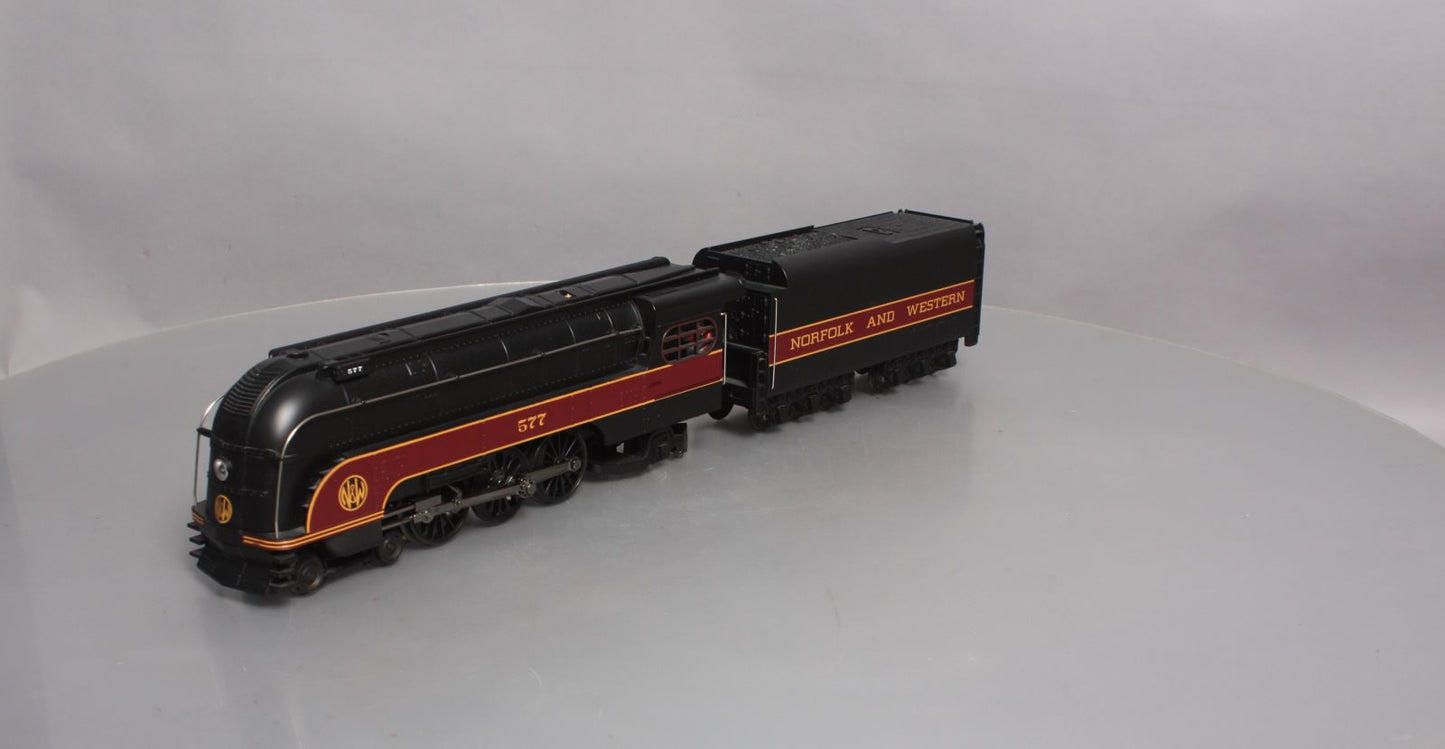 MTH 30-1440-1 N&W 4-6-2 Forty-Niner Steam Locomotive w/PS2 #577 LN/Box