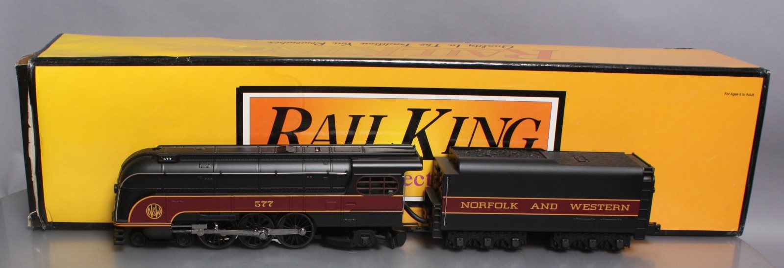 MTH 30-1440-1 N&W 4-6-2 Forty-Niner Steam Locomotive w/PS2 #577