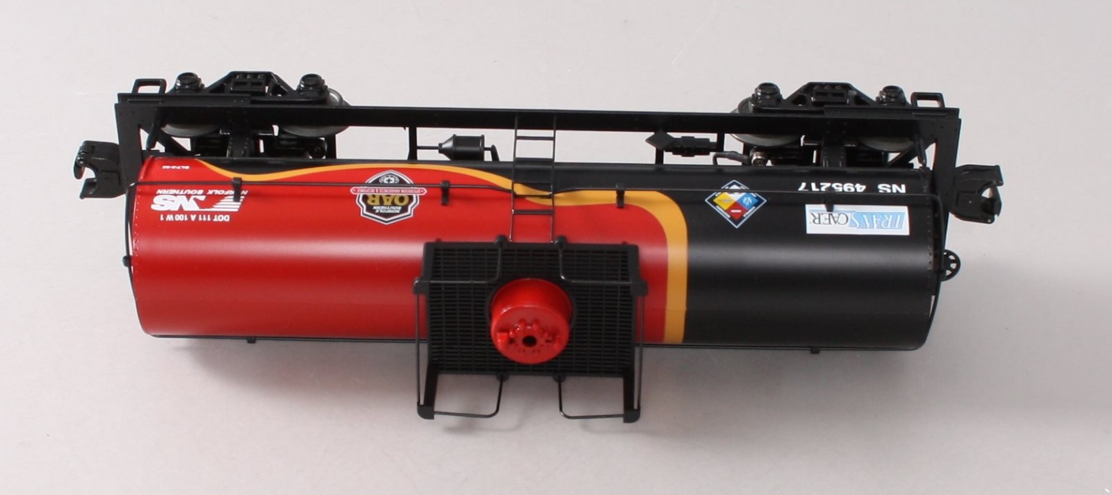 MTH 30-73521 O Norfolk Southern Smoking Tank Car - (First Responders) #495217