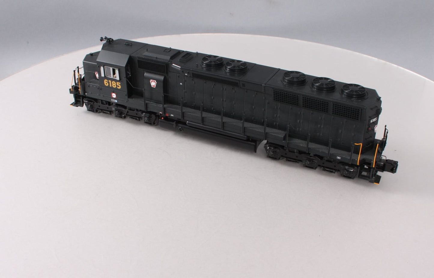 MTH 20-20100-1 O PRR SD45 Low Hood Diesel Engine w/PS 2.0 #6185 (Hi-Rail Wheels)
