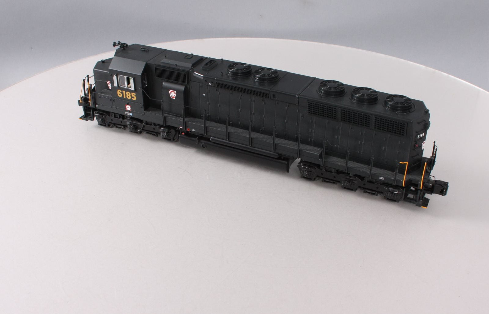 MTH 20-20100-1 O PRR SD45 Low Hood Diesel Engine w/PS 2.0 #6185 (Hi-Rail Wheels)