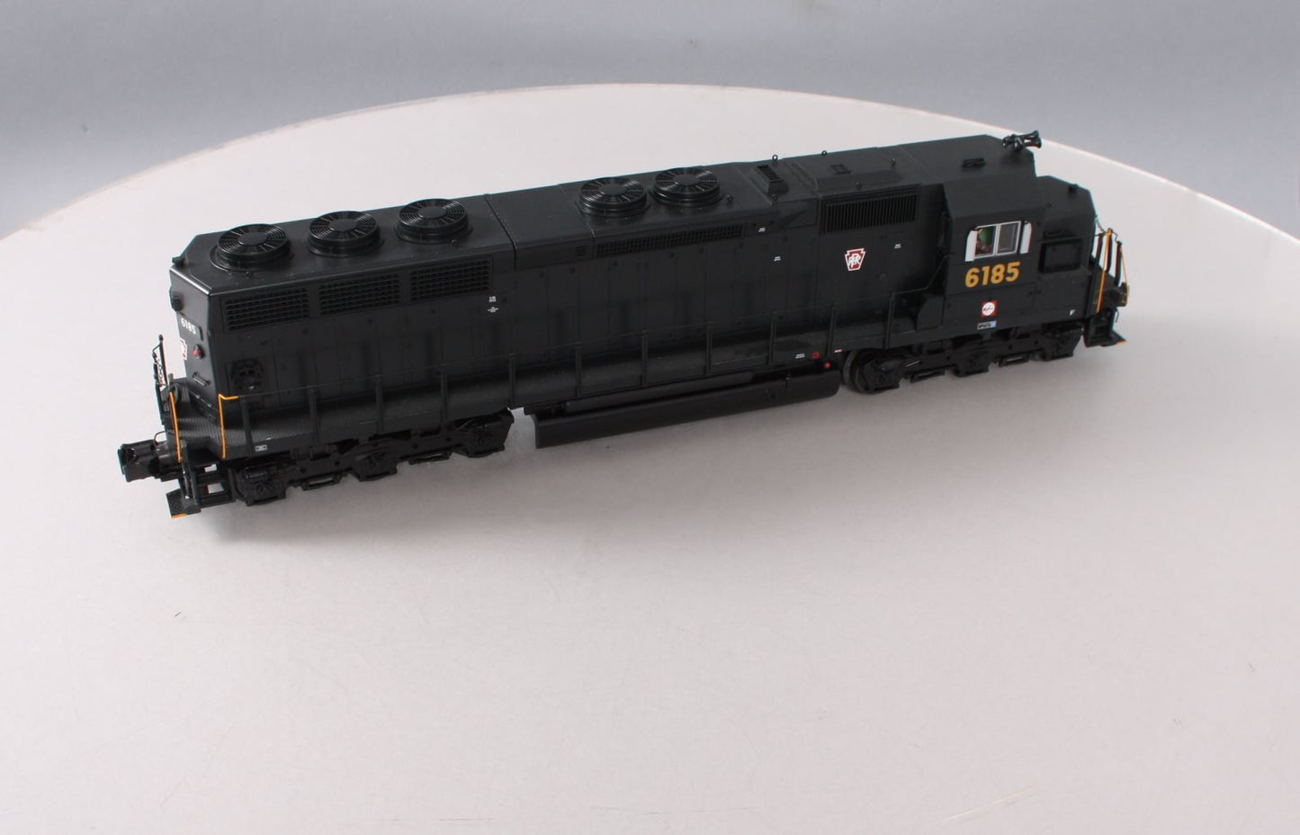 MTH 20-20100-1 O PRR SD45 Low Hood Diesel Engine w/PS 2.0 #6185 (Hi-Rail Wheels)