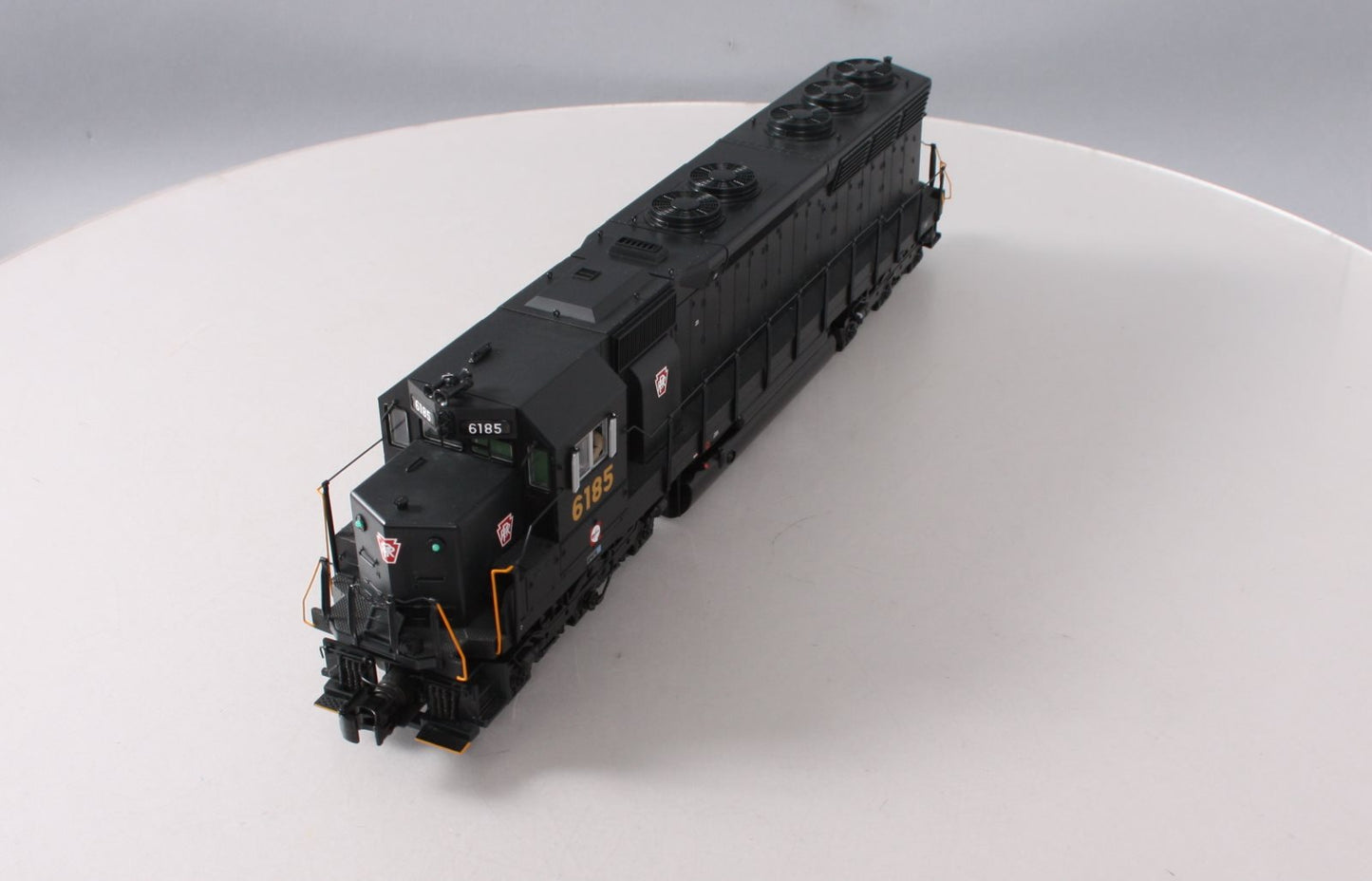 MTH 20-20100-1 O PRR SD45 Low Hood Diesel Engine w/PS 2.0 #6185 (Hi-Rail Wheels)