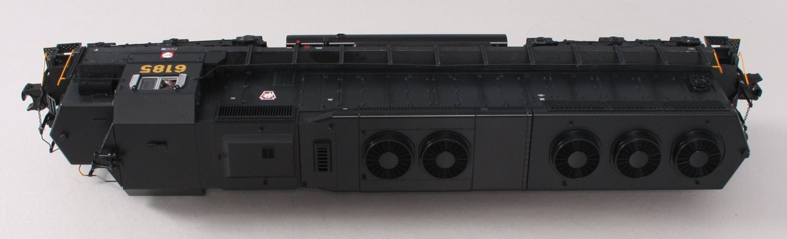MTH 20-20100-1 O PRR SD45 Low Hood Diesel Engine w/PS 2.0 #6185 (Hi-Rail Wheels)