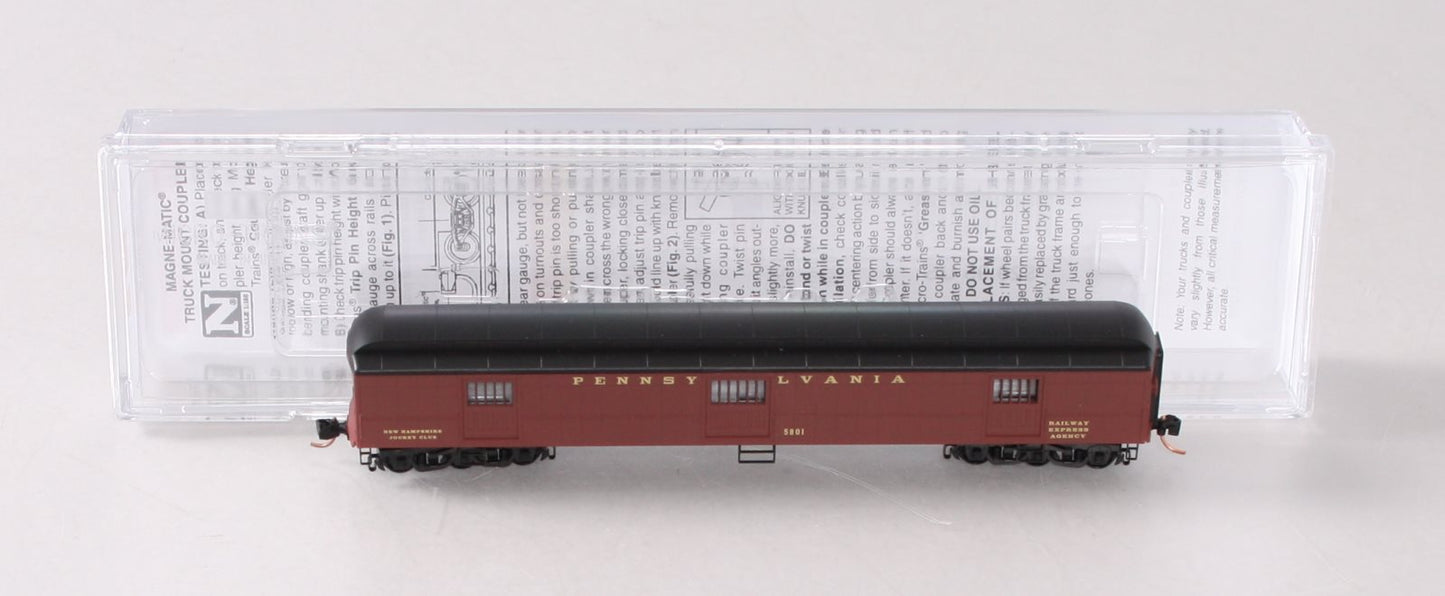 Micro-Trains 14900050 N Pennsylvania 70' Heavyweight ACF Horse Car #5801