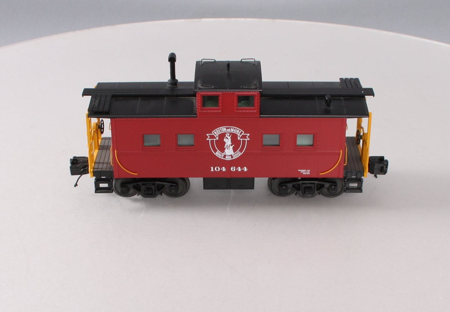 MTH 30-77202 O Gauge Boston & Maine Steel Caboose #104644