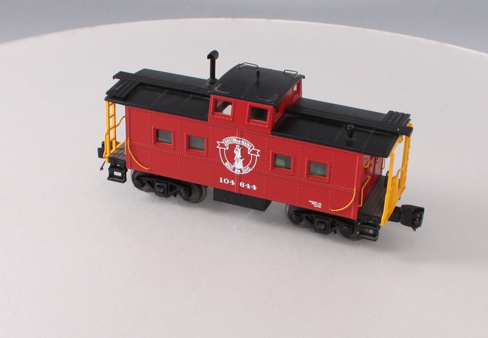 MTH 30-77202 O Gauge Boston & Maine Steel Caboose #104644