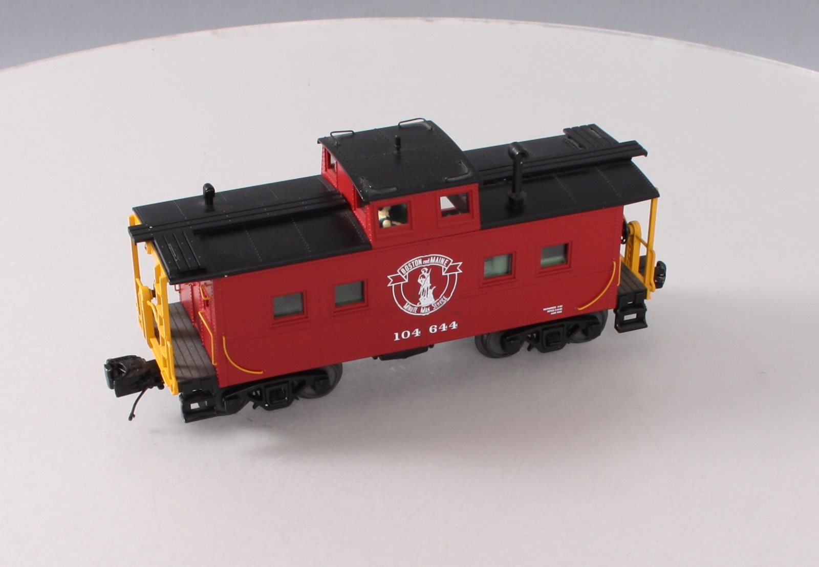 MTH 30-77202 O Gauge Boston & Maine Steel Caboose #104644