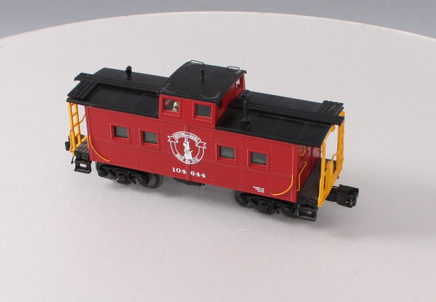 MTH 30-77202 O Gauge Boston & Maine Steel Caboose #104644
