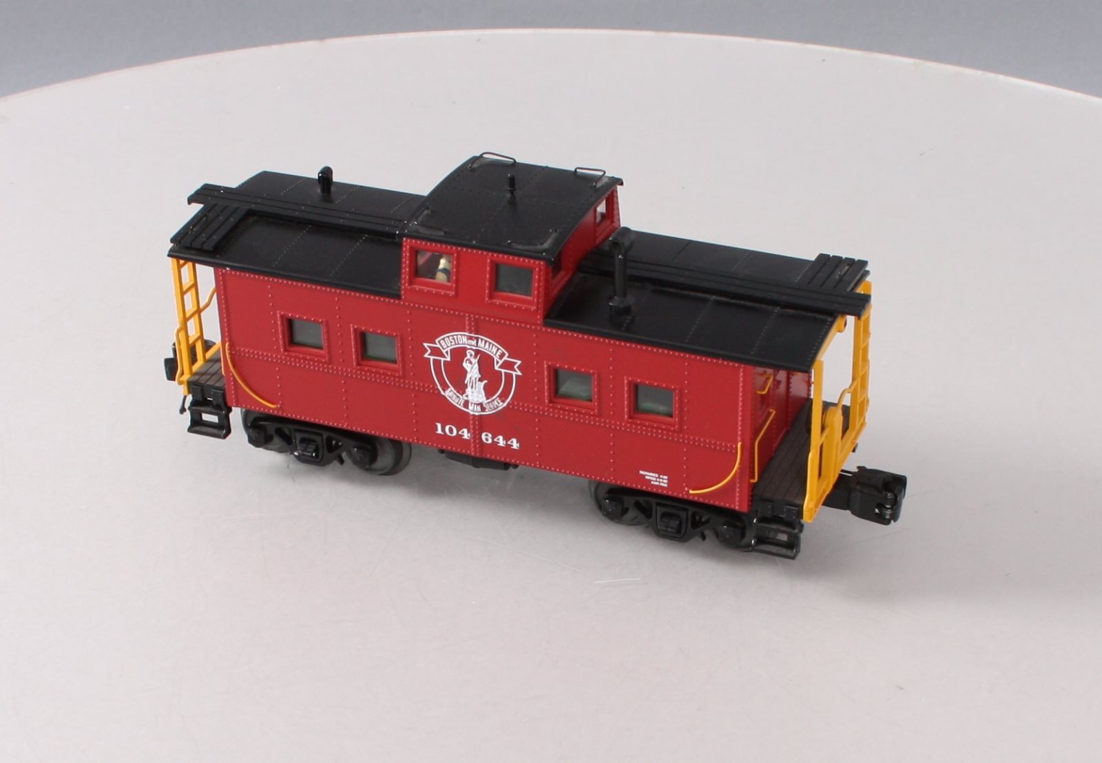 MTH 30-77202 O Gauge Boston & Maine Steel Caboose #104644