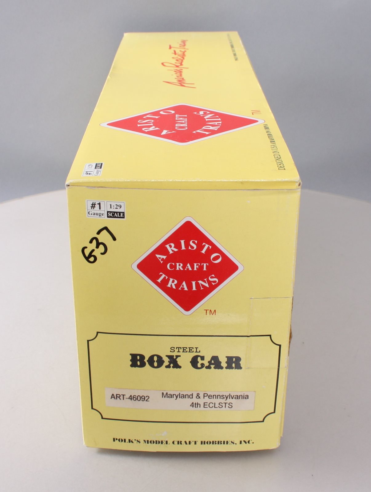 Aristo-Craft ART-46092 G Scale Maryland & Pennsylvania Box Car LN/Box