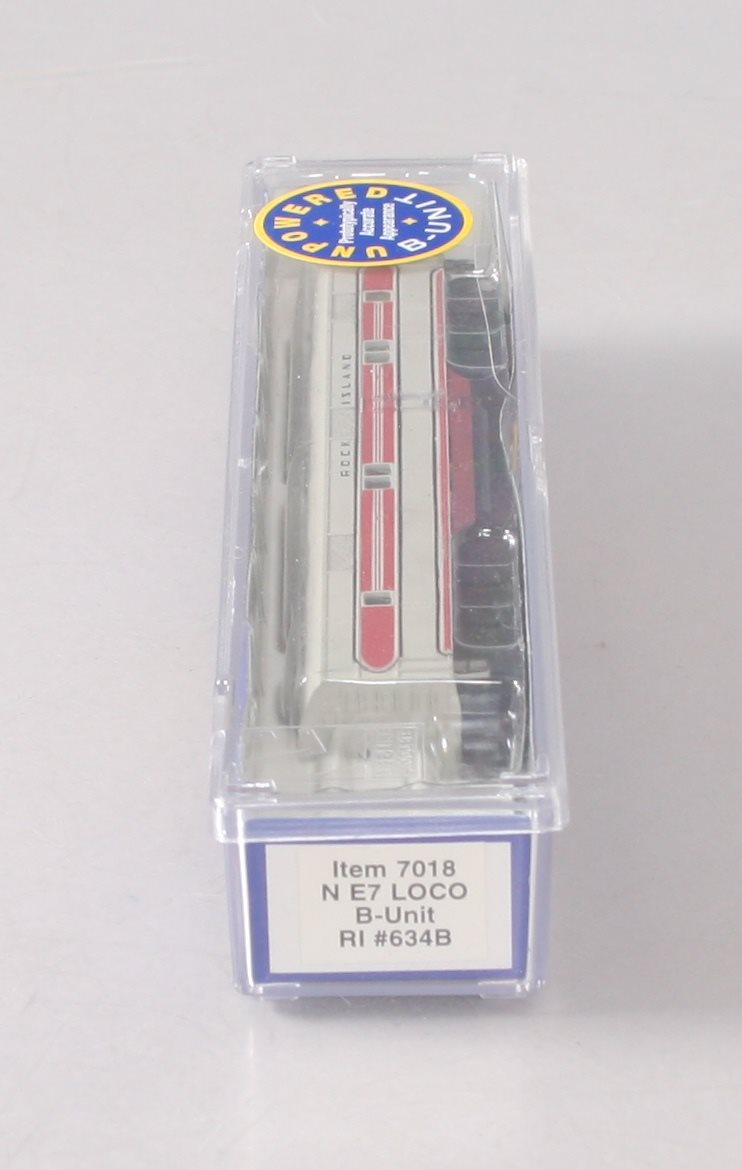 Life Like 7018 N Scale Rock Island E7 Non-Powered Diesel Locomotive B-Unit #634B