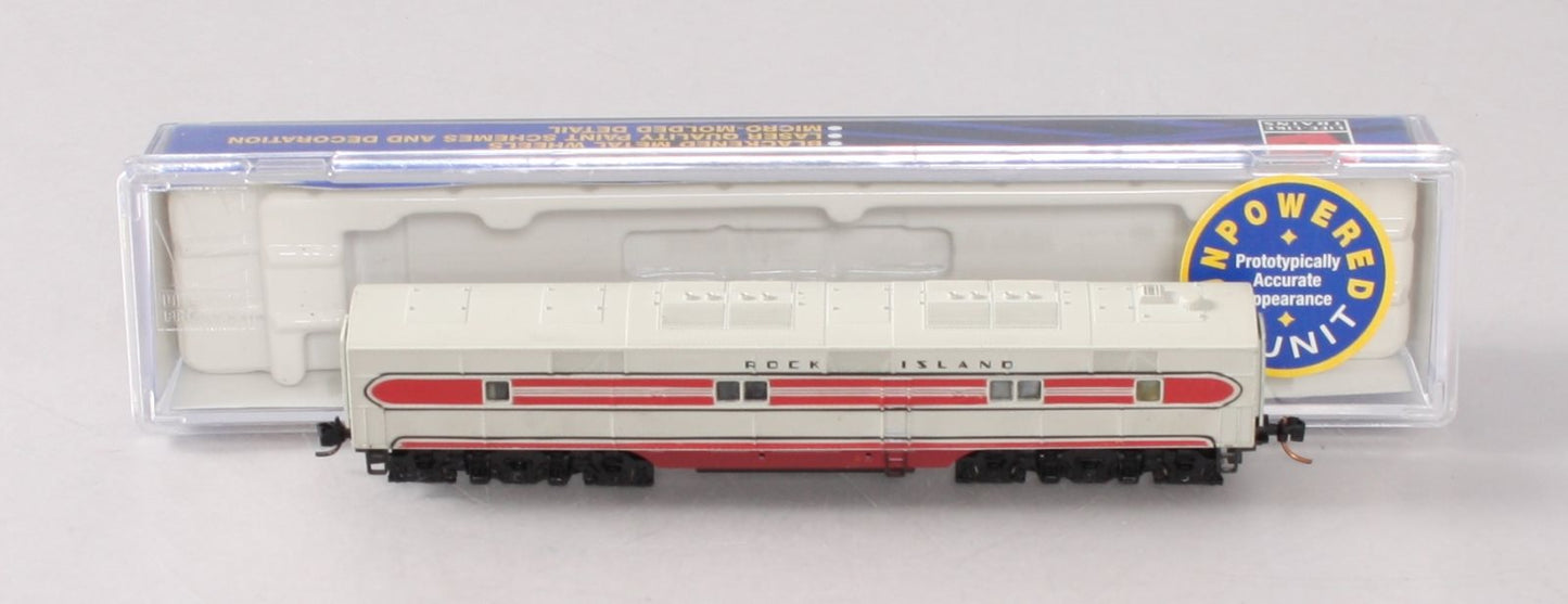 Life Like 7018 N Scale Rock Island E7 Non-Powered Diesel Locomotive B-Unit #634B