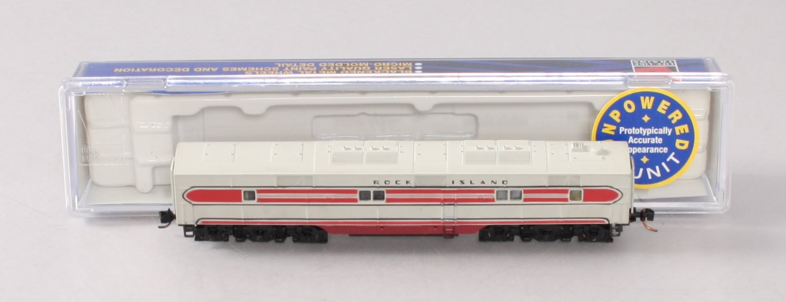 Life Like 7018 N Scale Rock Island E7 Non-Powered Diesel Locomotive B-Unit #634B