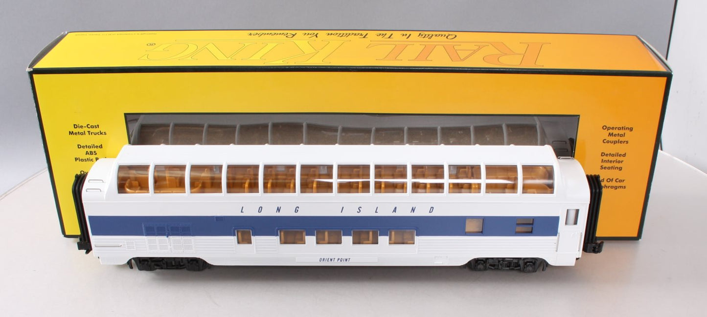 MTH 30-68038 O Gauge Long Island 50' Streamlined Vistadome Car LN/Box