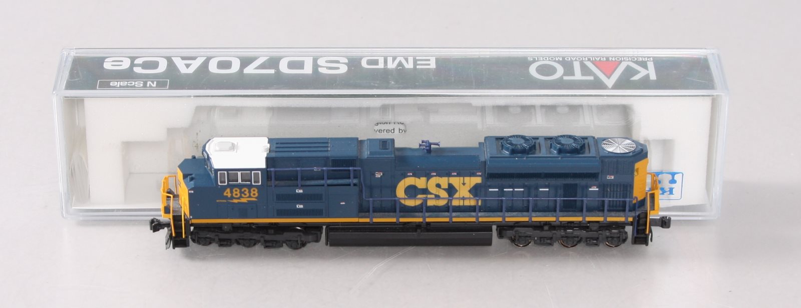 Kato 176-8423 N Scale CSX (Blue & Yellow) SD70ACe Diesel Locomotive #4838