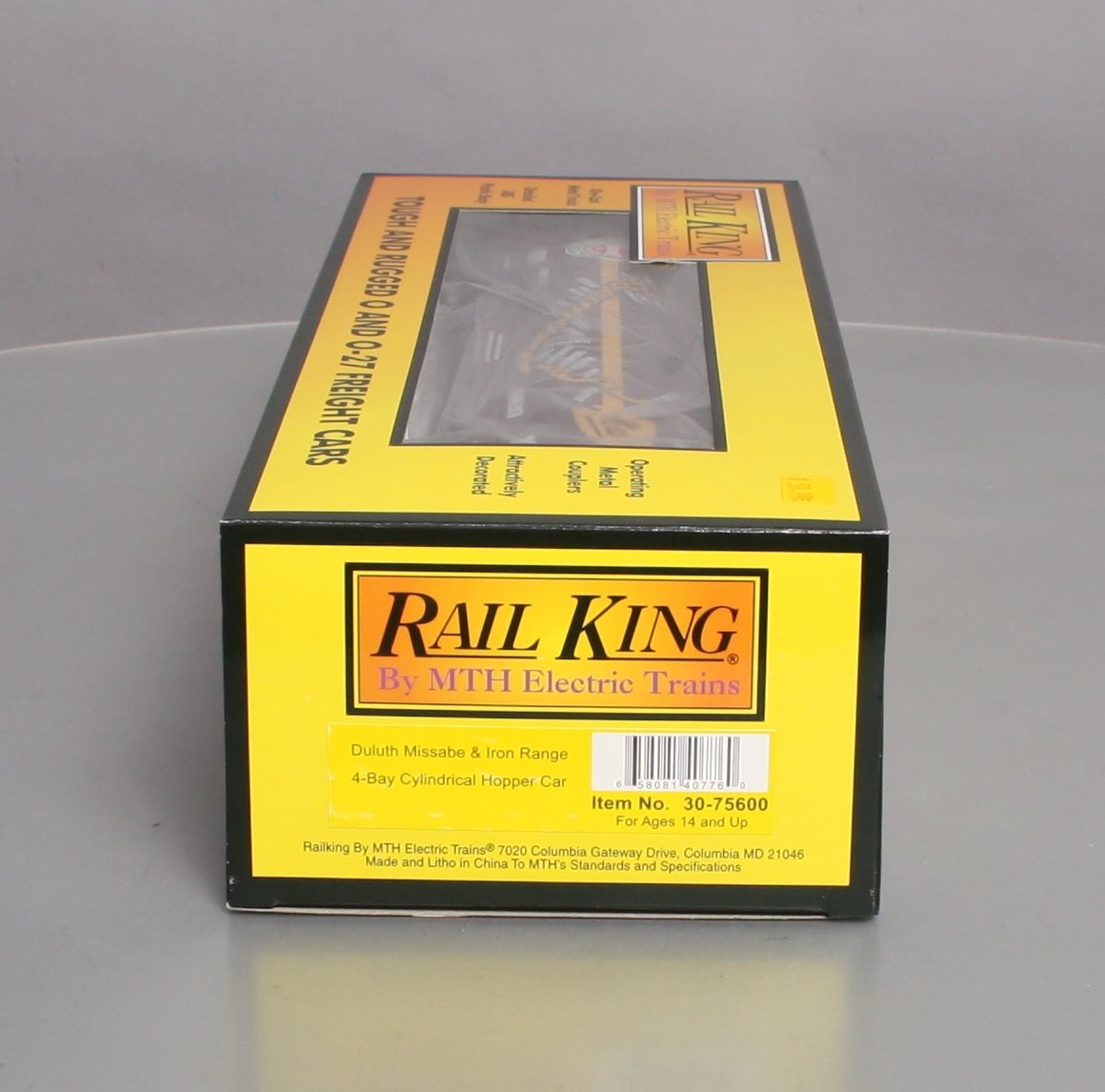 MTH 30-75600 O DM&IR 4-Bay Cylindrical Hopper #1874-2011