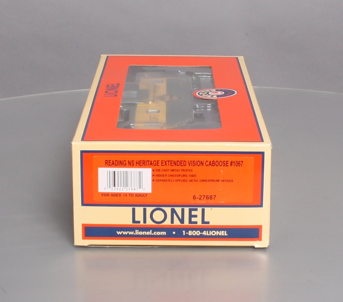Lionel 6-27687 Norfolk Southern Heritage Reading Extended Vision Caboose #1607