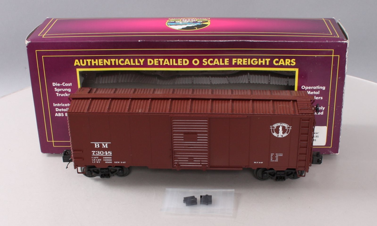 MTH 20-93534 O Boston & Maine 40' USRA Single Sheathed Box Car #72985