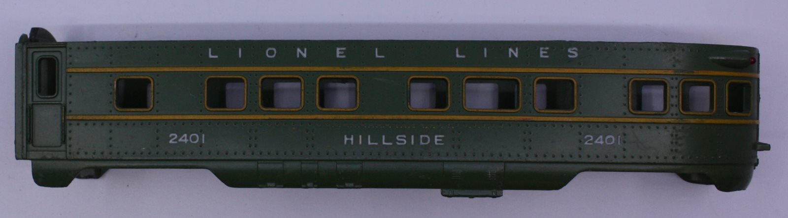 Lionel 2401-1 Postwar Hillside Observation Car Shell