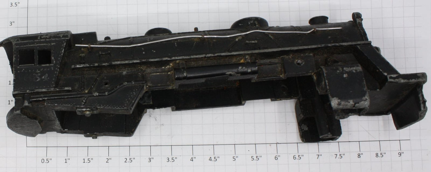 Lionel 1654-7X Metal Body Shell #1654 Damaged