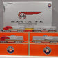 Lionel 6-21786 O Gauge Santa Fe ABBA F3 Diesel Passenger Train Set EX/Box